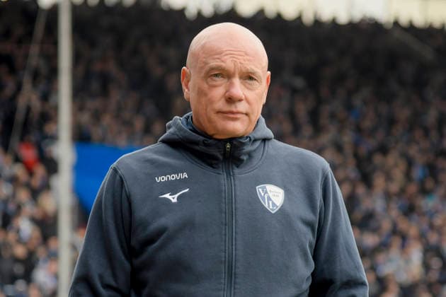 Uwe Rösler Roesler (Bochum) Portrait, halbportrait, Bild, einzel, Einzelaufnahme, picture, single, solo, alleine, 31.01.2026 Fussball VfL Bochum vs FC Schalke 04, Vonovia Ruhrstadion, Bochum, DFB DFL REGULATIONS PROHIBIT ANY USE OF PHOTOGRAPHS AS IMAGE SEQUENCES AND OR QUASI-VIDEO