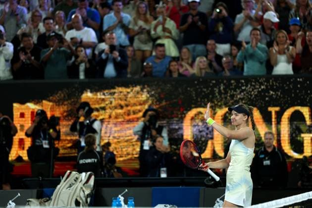 Elena Rybakina wins the Women s final match Australian Open tennis tournament, Day Fourteen, Melbourne Park, Australia - 31 Jan 2026Melbourne Melbourne Park Victoria (VIC) Australia  Copyright: xEllaxLing Shutterstockx 16455625ea