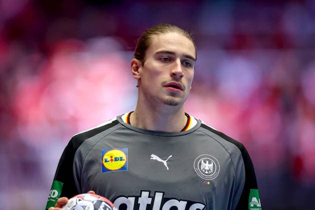 30.01.2026, Handball, Men s EHF EURO 2026, Deutschland - Kroatien, Jyske Bank Boxen in Herning, Dänemark, Semi Finals: Juri Knorr (Germany 15) Dänemark