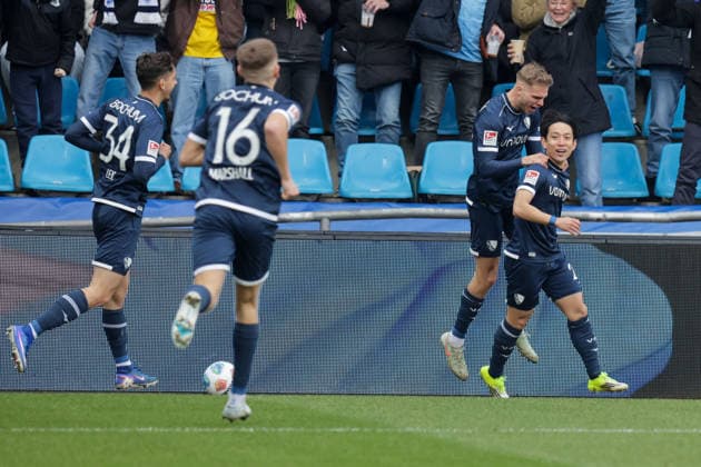 31.01.2026, xgrfx, Fussball 2.Bundesliga, VfL Bochum - FC Schalke 04 v.l. Tor, Koji Miyoshi (VfL Bochum) (DFL DFB REGULATIONS PROHIBIT ANY USE OF PHOTOGRAPHS as IMAGE SEQUENCES and or QUASI-VIDEO) Bochum