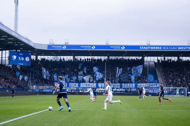 31.01.2026, Fussball, 2. Bundesliga, Saison 2025 2026, 20. Spieltag, VfL Bochum - FC Schalke 04, Fanbanner S04 Fans, xRHR-FOTO YYx