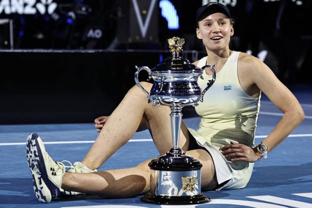 Elena Rybakina, KAZ, after final of 2026 Australian Open in Melbourne, 31 01 2026; -