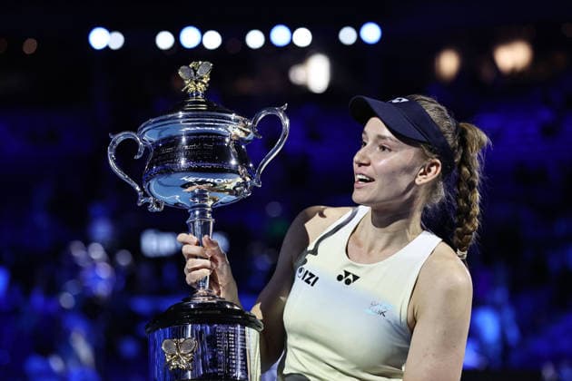 Elena Rybakina, KAZ, after final of 2026 Australian Open in Melbourne, 31 01 2026; -