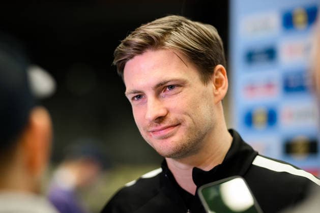 Herning: Handball EM 2026 - Media Day - Deutschland Rune Dahmke (Deutschland) Herning Jyske Bank Boxen Daenemark