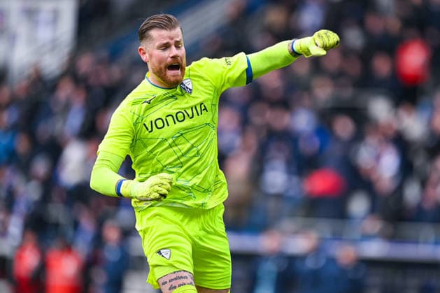 31.01.2026, Fussball, 2. Bundesliga, Saison 2025 2026, 20. Spieltag, VfL Bochum - FC Schalke 04, Torwart Timo Horn (VfL Bochum 1848) freut sich über das Tor, xRHR-FOTO YYx