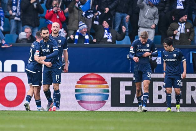 31.01.2026, Fussball, 2. Bundesliga, Saison 2025 2026, 20. Spieltag, VfL Bochum - FC Schalke 04, Philipp Hofmann (VfL Bochum 1848) freut sich über das Tor zum 2:0 xRHR-FOTO YYx