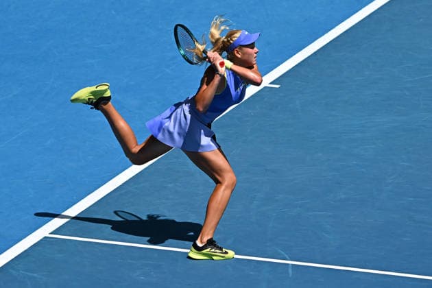 Ksenia Efremova Qualifies for the Girl Juniors Final at the 2026 Australian Open - Melbourne Ksenia Efremova (FRA) qualifies for the girl juniors final at the 2026 Australian Open at Melbourne Park in Melbourne, AUSTRALIA, on January 31, 2026. Photo by Corinne Dubreuil ABACAPRESS.COM Melbourne Australia  Copyright: xDubreuilxCorinne ABACAx