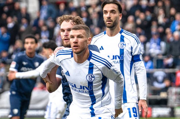 Deutschland: 2. Bundesliga 2025 26 VfL Bochum vs. FC Schalke 04 20. Spieltag Samstag, 31.01.2026 Vonovia Ruhrstadion (Nordrhein-Westfalen, Deutschland) Edin Dzeko (10)