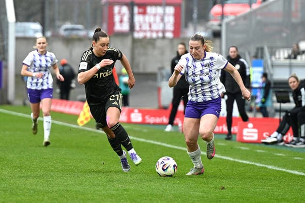 Ramona Maier Google Pixel Frauen Bundesliga SGS Essen Union Berlin 31.01.2026 Ramona Maier (SGS Essen) Google Pixel Frauen Bundesliga, 16. Spieltag, SGS Essen gegen Union Berlin am 31. Januar 2026 im Stadion an der Hafenstraße, Essen.