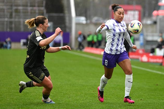Vanesssa Fürst Google Pixel Frauen Bundesliga SGS Essen Union Berlin 31.01.2026 Vanesssa Fürst (SGS Essen) Google Pixel Frauen Bundesliga, 16. Spieltag, SGS Essen gegen Union Berlin am 31. Januar 2026 im Stadion an der Hafenstraße, Essen.