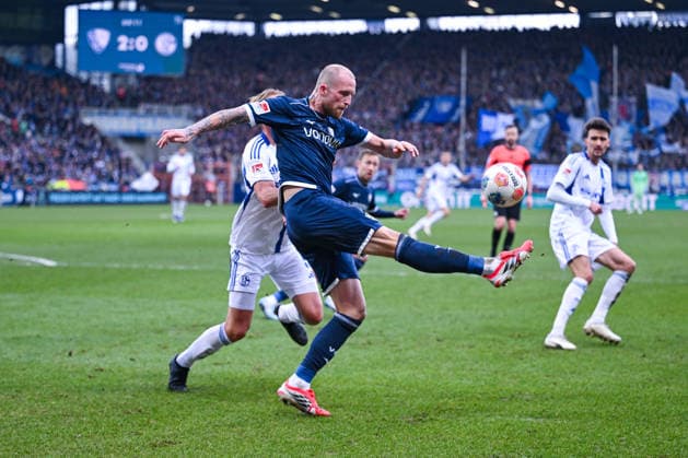 31.01.2026, Fussball, 2. Bundesliga, Saison 2025 2026, 20. Spieltag, VfL Bochum - FC Schalke 04, Philipp Hofmann (VfL Bochum 1848) xRHR-FOTO YYx
