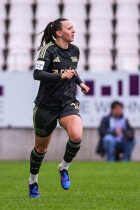 260131 SGS ESSEN VS FC UNION BERLIN Hannah Eurlings (14) of Union Berlin pictured during a female soccer game between SGS Essen and FC Union Berlin on the 16 th matchday of the 2025-2026 season of the Google Pixel Frauen Bundesliga , on Saturday 31 January 2026 in Essen , Germany . PHOTO SPORTPIX Sevil Oktem Essen Stadion an der Hafenstraße Germany  Copyright: xSportpix.bex xSevilxOktemxSevilxOktemx