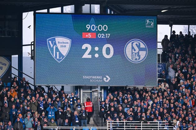 31.01.2026, Fussball, 2. Bundesliga, Saison 2025 2026, 20. Spieltag, VfL Bochum - FC Schalke 04, Endstand 2:0, xRHR-FOTO YYx
