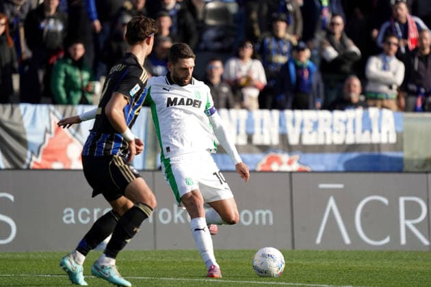 Sassuolo s Domenico Berardi during the Serie A soccer match between Pisa and Sassuolo at the Cetilar Arena Romeo Anconetani Stadium in Pisa; Center West Italy; Tuesday January 31; 2026 ; Soccer  Copyright: xAlessandroxLaxRocca LaPressex