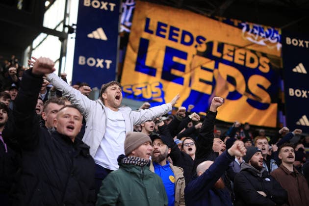 Football - Premier League - Leeds United v Arsenal 31st January 2026 - Premier League - Leeds United v Arsenal - Leeds fans show their support - Photo: Simon Stacpoole Offside. Leeds UK Copyright: xSimonxStacpoolexOffside