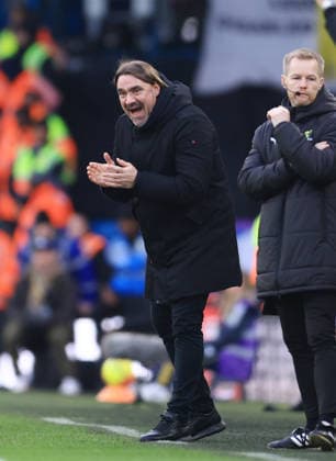 Leeds, England, 31st January 2026. Daniel Farke manager of Leeds United during the Leeds United vs Arsenal Premier League match at Elland Road, Leeds. Picture credit should read: Jessica Hornby Sportimage EDITORIAL USE ONLY. No use with unauthorised audio, video, data, fixture lists, club league logos or live services. Online in-match use limited to 120 images, no video emulation. No use in betting, games or single club league player publications. SPI_057_JH_LEEDS_ARSENAL SPI-4494-0056