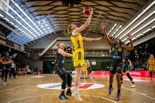 Basketball Berlin 31.01.2026 Saison 2025 2026 DBBL 1. Bundesliga Alba Berlin - Saarlouis Royals Alina Hartmann (Alba, No.29)