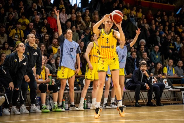 Basketball Berlin 31.01.2026 Saison 2025 2026 DBBL 1. Bundesliga Alba Berlin - Saarlouis Royals Theresa Simon (Alba, No.03)