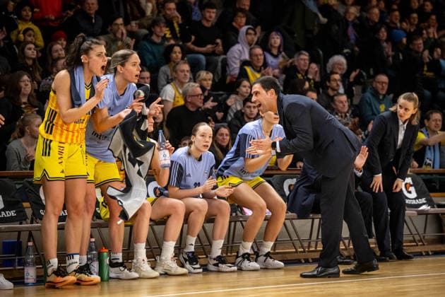 Basketball Berlin 31.01.2026 Saison 2025 2026 DBBL 1. Bundesliga Alba Berlin - Saarlouis Royals Cristo Cabrera (Alba, Trainer)