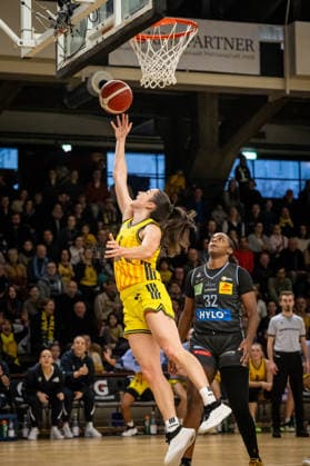 Basketball Berlin 31.01.2026 Saison 2025 2026 DBBL 1. Bundesliga Alba Berlin - Saarlouis Royals Tessa Stammberger (Alba, No.06)