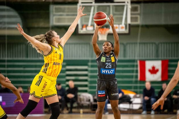 Basketball Berlin 31.01.2026 Saison 2025 2026 DBBL 1. Bundesliga Alba Berlin - Saarlouis Royals Martha Burse (Saarlouis, No.25)