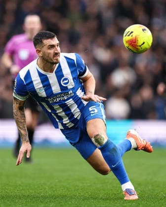 Brighton and Hove Albion v Everton 31 January 2026, Brighton - Premier League Football - Brighton and Hove Albion v Everton - Lewis Dunk of Brighton & Hove Albion - Photo: Jacques Feeney Offside. Brighton UK Copyright: xJacquesxFeeneyx xOffsidexOffside
