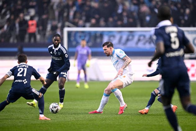 Paris FC v Olympique de Marseille - Ligue 1 McDonald s 2025 2026 23 Pierre-Emile HOJBJERG (om) during the Ligue 1 McDonald s match between Paris FC and Marseille at Stade Jean Bouin on January 31, 2026 in Paris, France. Paris France  Copyright: xFEPx 776348267