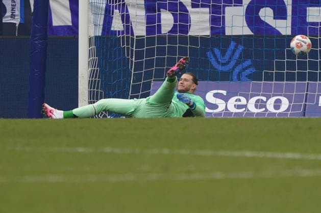 Fussball, 2..BL saison 2025 2026 VFL Bochum vs FC Schalke 04 , 31.01.2026, Vonovia Ruhrstadion Bochum Loris Karius TW FC Schalke 04 , Aktion Einzelbild,