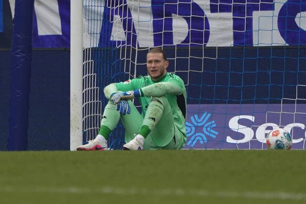 Fussball, 2..BL saison 2025 2026 VFL Bochum vs FC Schalke 04 , 31.01.2026, Vonovia Ruhrstadion Bochum Loris Karius TW FC Schalke 04 , Aktion Einzelbild,