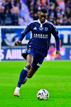 FOOTBALL : Paris FC vs Marseille - Ligue 1 - 31 01 2026 Alimami GORY ( 7 - PFC ) during the Ligue 1 match between Paris FC and Olympique de Marseille at Stade Jean Bouin on January 31, 2026 in Paris, France. ( Photo by Federico Pestellini PsnewZ ) - ParisFrance  Copyright: xFedericoxPestellinix