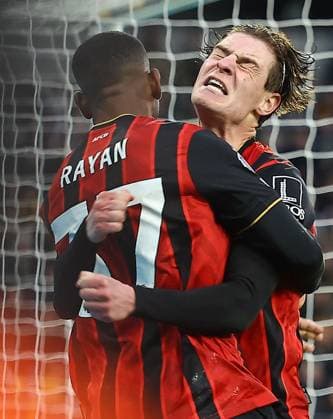 Alex Scott of AFC Bournemouth celebrates scoring their sides second goal Wolverhampton Wanderers v AFC Bournemouth, Premier League, Football, Molineux, Wolverhampton, UK - 31 Jan 2026Wolverhampton Molineux United Kingdom EDITORIAL USE ONLY No use with unauthorised audio, video, data, fixture lists, club league logos or live services. Online in-match use limited to 120 images, no video emulation. No use in betting, games or single club league player publications. Copyright: xMichaelxZemanek Shutterstockx 16496747ai