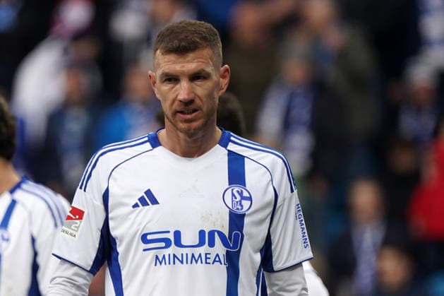 Fussball, 2..BL saison 2025 2026 VFL Bochum vs FC Schalke 04 , 31.01.2026, Vonovia Ruhrstadion Bochum Edin Dzeko FC Schalke 04 , Aktion Einzelbild,
