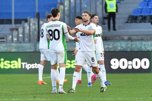 CALCIO - Serie A - Pisa SC vs US Sassuolo Players Sassuolo celebrate at the end of the match during Pisa SC vs US Sassuolo, Italian soccer Serie A match in Pisa, Italy, January 31 2026 Pisa Italy  Copyright: xIPAxSport ABACAx
