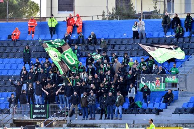 Fans of Sassuolo during Pisa SC vs US Sassuolo, Italian soccer Serie A match in Pisa, Italy, January 31 2026  Copyright: xGabrielexMasotti IPAxSportx xipa-agency.netx xx IPA_70798674 IPA_Agency_IPA70798674