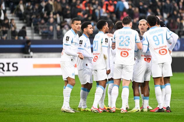 Paris FC v Olympique de Marseille - Ligue 1 McDonald s 2025 2026 11 Ethan NWANERI (om) - 10 Mason GREENWOOD (om) during the Ligue 1 McDonald s match between Paris FC and Marseille at Stade Jean Bouin on January 31, 2026 in Paris, France. Paris France  Copyright: xFEPx 776348267