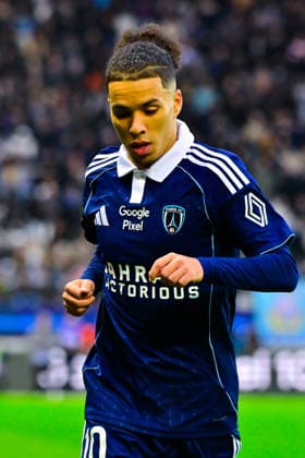 FOOTBALL : Paris FC vs Marseille - Ligue 1 - 31 01 2026 Ilan KEBBAL ( 10 - PFC ) during the Ligue 1 match between Paris FC and Olympique de Marseille at Stade Jean Bouin on January 31, 2026 in Paris, France. ( Photo by Federico Pestellini PsnewZ ) - ParisFrance  Copyright: xFedericoxPestellinix