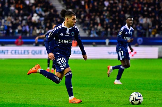 FOOTBALL : Paris FC vs Marseille - Ligue 1 - 31 01 2026 Ilan KEBBAL ( 10 - PFC ) during the Ligue 1 match between Paris FC and Olympique de Marseille at Stade Jean Bouin on January 31, 2026 in Paris, France. ( Photo by Federico Pestellini PsnewZ ) - ParisFrance  Copyright: xFedericoxPestellinix
