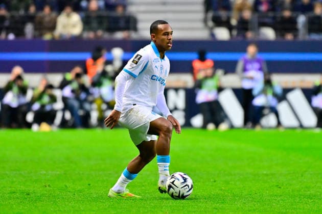 FOOTBALL : Paris FC vs Marseille - Ligue 1 - 31 01 2026 Igor Paixao ( 14 - Olympique Marseille ) during the Ligue 1 match between Paris FC and Olympique de Marseille at Stade Jean Bouin on January 31, 2026 in Paris, France. ( Photo by Federico Pestellini PsnewZ ) - ParisFrance  Copyright: xFedericoxPestellinix