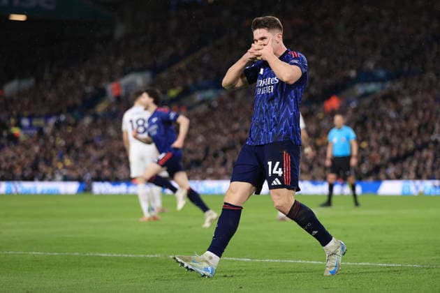 Football - Premier League - Leeds United v Arsenal 31st January 2026 - Premier League - Leeds United v Arsenal - Viktor Gyokeres of Arsenal celebrates after scoring their 3rd goal - Photo: Simon Stacpoole Offside. Leeds UK Copyright: xSimonxStacpoolexOffside