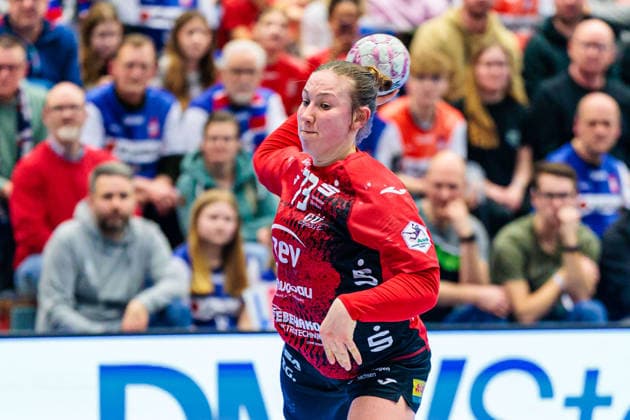 Zoe Stens (BSV Sachsen Zwickau, 73) im Torwurf GER, HSG Blomberg-Lippe vs. BSV Sachsen Zwickau, Handball, 1. Bundesliga Frauen, 15. Spieltag, 31.01.2026 GER, HSG Blomberg-Lippe vs. BSV Sachsen Zwickau, Handball, 1. Bundesliga Frauen, 15. Spieltag, 31.01.2026 Blomberg Copyright: xEibner-Pressefoto JanxRollingerx EP_JSK