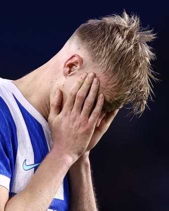 Brighton and Hove Albion v Everton 31 January 2026, Brighton - Premier League Football - Brighton and Hove Albion v Everton - Jan Paul Van Hecke of Brighton & Hove Albion reacts at full time - Photo: Jacques Feeney Offside. Brighton UK Copyright: xJacquesxFeeneyx xOffsidexOffside