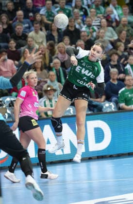 Handball I Frauen I Saison 2025-2026 I 1. HBF I 15. Spieltag I VFL Oldenburg - SV Union Halle-Neustadt I 31.01.2026 Toni-Luisa Reinemann (4, VfL Oldenburg) Oldenburg Kleine EWE-Arena Niedersachsen Deutschland Copyright: xLobeca JonasxBoningx