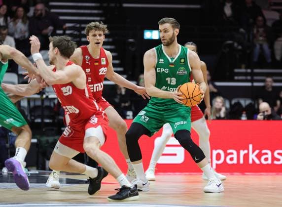 31.01.2026 - Basketball - Saison 2025 2026 - 2. Bundesliga Pro-A - 20. Spieltag: Nürnberg Falcons Basketball Club NBC - EPG Baskets Koblenz - Sportfoto Zink DaMa - xdaxmax - Marko Bacak (13, EPG Guardians Koblenz )
