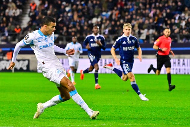 FOOTBALL : Paris FC vs Marseille - Ligue 1 - 31 01 2026 Mason Greenwood ( 10 - Olympique Marseille ) during the Ligue 1 match between Paris FC and Olympique de Marseille at Stade Jean Bouin on January 31, 2026 in Paris, France. ( Photo by Federico Pestellini PsnewZ ) - ParisFrance  Copyright: xFedericoxPestellinix