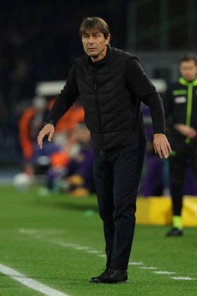 Napoli™s head coach Antonio Conte during the Serie A soccer match between Napoli and Fiorentina at the Diego Armando Maradona Stadium in Naples, southern italy - Saturday , January 31 , 2026. - Soccer .  Copyright: xAlessandroxGarofalo LaPressex