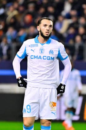 FOOTBALL : Paris FC vs Marseille - Ligue 1 - 31 01 2026 Mason Greenwood ( 10 - Olympique Marseille ) during the Ligue 1 match between Paris FC and Olympique de Marseille at Stade Jean Bouin on January 31, 2026 in Paris, France. ( Photo by Federico Pestellini PsnewZ ) - ParisFrance  Copyright: xFedericoxPestellinix
