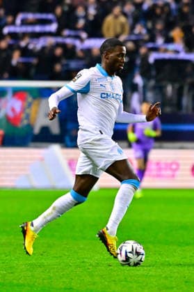 FOOTBALL : Paris FC vs Marseille - Ligue 1 - 31 01 2026 Timothy Weah ( 22 - Olympique Marseille ) during the Ligue 1 match between Paris FC and Olympique de Marseille at Stade Jean Bouin on January 31, 2026 in Paris, France. ( Photo by Federico Pestellini PsnewZ ) - ParisFrance  Copyright: xFedericoxPestellinix