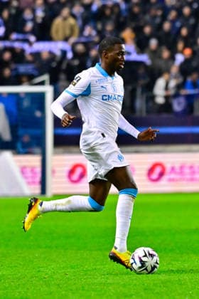 FOOTBALL : Paris FC vs Marseille - Ligue 1 - 31 01 2026 Timothy Weah ( 22 - Olympique Marseille ) during the Ligue 1 match between Paris FC and Olympique de Marseille at Stade Jean Bouin on January 31, 2026 in Paris, France. ( Photo by Federico Pestellini PsnewZ ) - ParisFrance  Copyright: xFedericoxPestellinix