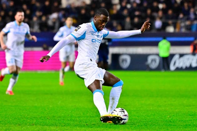 FOOTBALL : Paris FC vs Marseille - Ligue 1 - 31 01 2026 Timothy Weah ( 22 - Olympique Marseille ) during the Ligue 1 match between Paris FC and Olympique de Marseille at Stade Jean Bouin on January 31, 2026 in Paris, France. ( Photo by Federico Pestellini PsnewZ ) - ParisFrance  Copyright: xFedericoxPestellinix