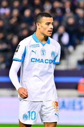 FOOTBALL : Paris FC vs Marseille - Ligue 1 - 31 01 2026 Mason Greenwood ( 10 - Olympique Marseille ) during the Ligue 1 match between Paris FC and Olympique de Marseille at Stade Jean Bouin on January 31, 2026 in Paris, France. ( Photo by Federico Pestellini PsnewZ ) - ParisFrance  Copyright: xFedericoxPestellinix